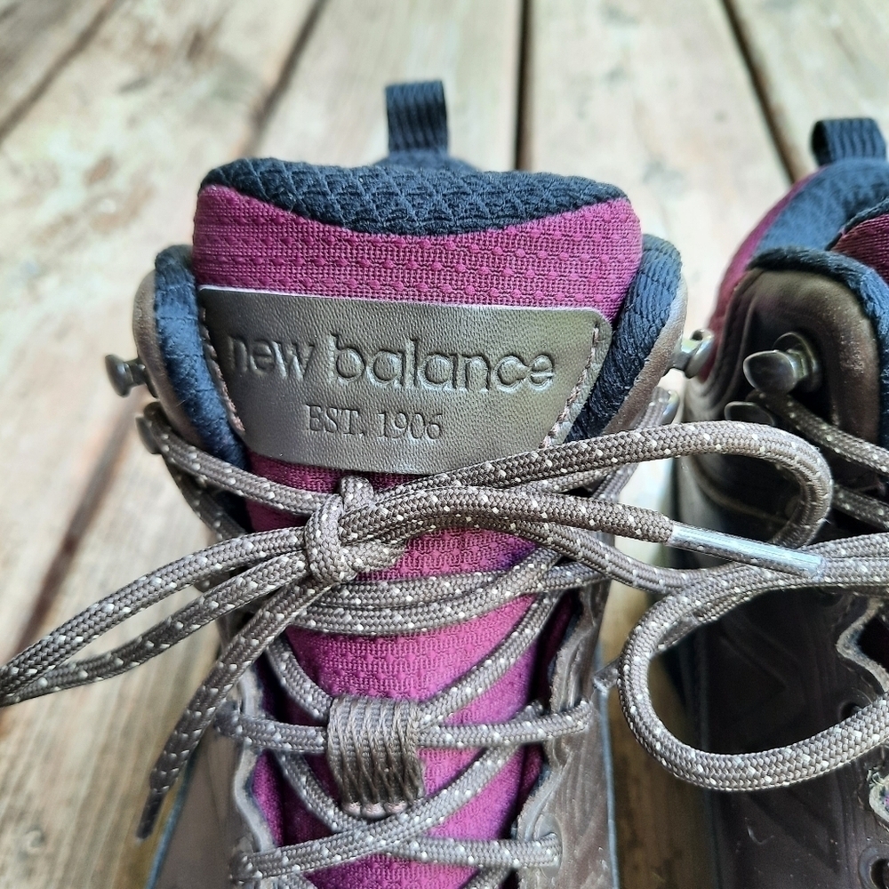 New Balance 1400 V1 Trail Walking Boots Dark Brown leather hiking boots WW1400DB - Picture 8 of 16